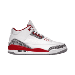 Jordan 3 Cardinal red