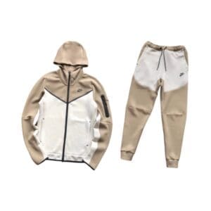 Nike Tech Tracksuit Beige/White Cream
