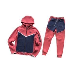 Nike Tech Tracksuit Bordeaux/Blue Dark