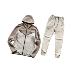 Nike Tech Tracksuit Beige/White